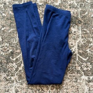 Girls Cozy Blue Leggings size L